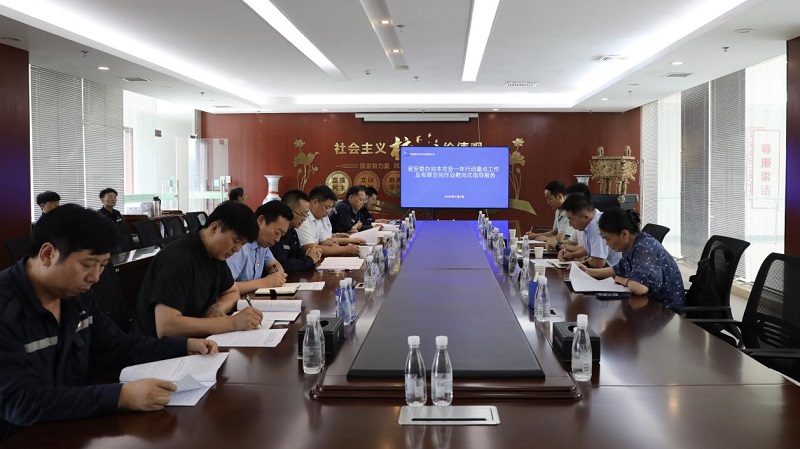 陕西省安委办到富平公司开展专项指导帮扶